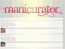 Tablet Screenshot of manicurator.com